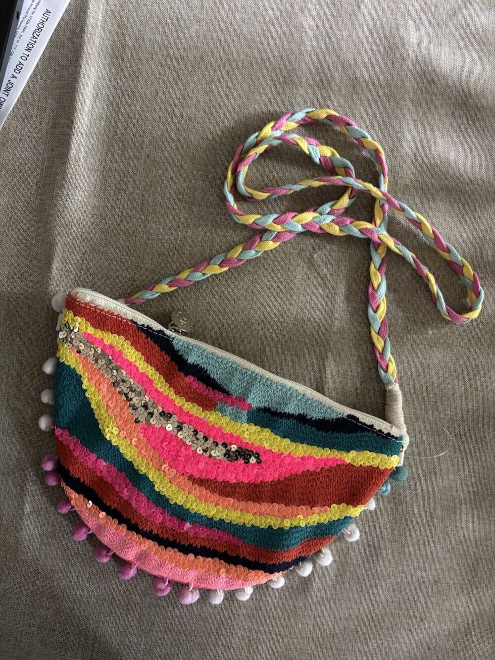 America & Beyond Boho Mini Purse Small Handbag Purse Bag Summer Hippie Cottage